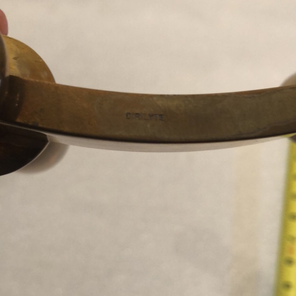 Vintage Dirilyte Dirigold Curved Candlestick Holders - Picture 2 of 2